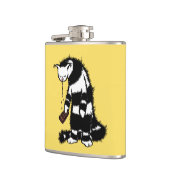 Funny Cat Chocolate Lover - Ink Drawn Drooling Cat Heupfles (Links)