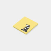 Funny Cat Chocolate Lover - Ink Drawn Drooling Cat Post-it® Notes (Schuin)