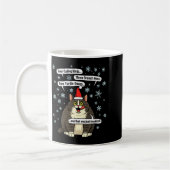 Funny Cat Christmas Carol Meme Merch Santa Hat Kit Koffiemok (Links)