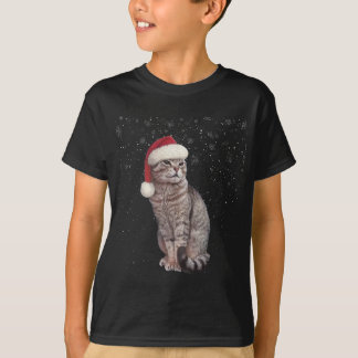 Funny Cat Christmas Dragen een kerst-Pet T-shirt