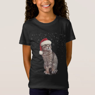 Funny Cat Christmas Dragen een kerst-Pet T-shirt