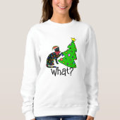 Funny Cat Christmas Hoodie - Boom Sweatshirt (Voorkant)