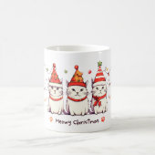 Funny Cat Christmas Lights Mug Koffiemok (Center)