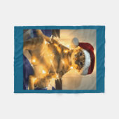 Funny Cat Christmas Meme Shirt Cute Holiday Meme C Fleece Deken (Voorkant (Horizontaal))