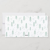 Funny Cat Christmas Tree 2 Photo Meowy Custom Feestdagenkaart (Achterkant)