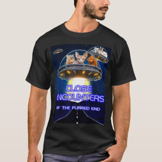 Funny Cat Close Encounters of the Gesponnen Kind T-shirt