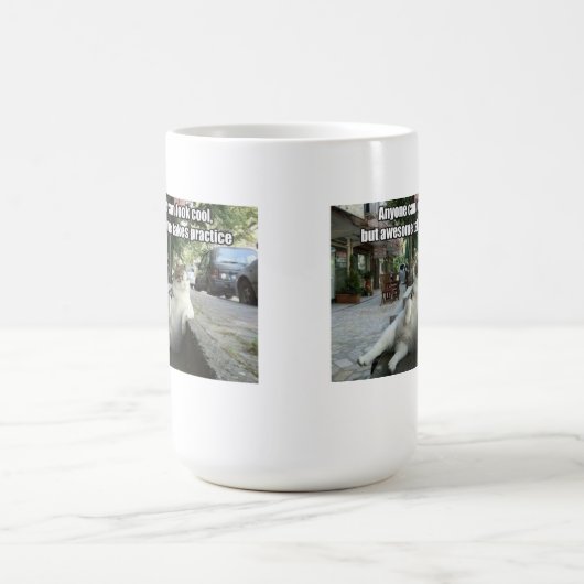 Funny Cat Coffee Mok (Center)