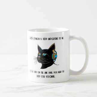 Funny Cat Coffee Mok Sarcastisch Kantoor Gift Idee