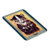 Funny Cat copy is Angry Cat, Stubborn Cat Magneet (Rechterzijde)