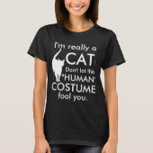Funny Cat Costume, Halloween Women's T-shirt (Voorkant)