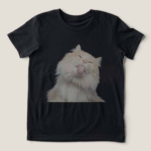 Funny Cat Custom Pet Photo Kids T-Shirt (Design voorkant)