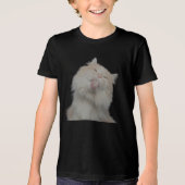 Funny Cat Custom Pet Photo Kids T-Shirt (Voorkant)