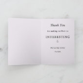 Funny Cat Cute Dad Vaderdag Kaart (Binnen)