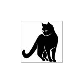Funny Cat Cute Pet Animal Personal Stationery Kind Rubberstempel (Afrduk)