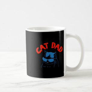 Funny Cat Dad Club 2-zijdig leven is beter met kat Koffiemok