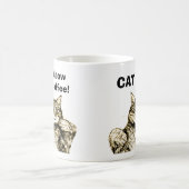 Funny Cat Dad Coffee Mok (Center)