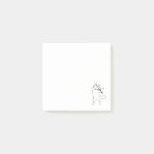 Funny  Cat Dansend en Spel Violin Post-it® Notes (Voorkant)