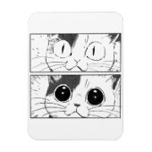 Funny Cat Design Magneet (Verticaal)