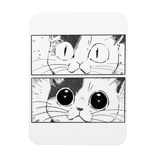 Funny Cat Design Magneet (Verticaal)