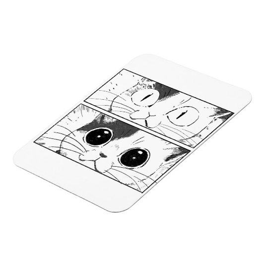 Funny Cat Design Magneet (Linkerzijde)