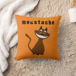 "Funny Cat Design" Sierkussen