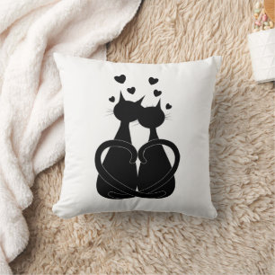 "Funny Cat Design" Sierkussen
