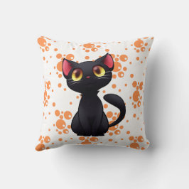 "Funny Cat Design" Sierkussen