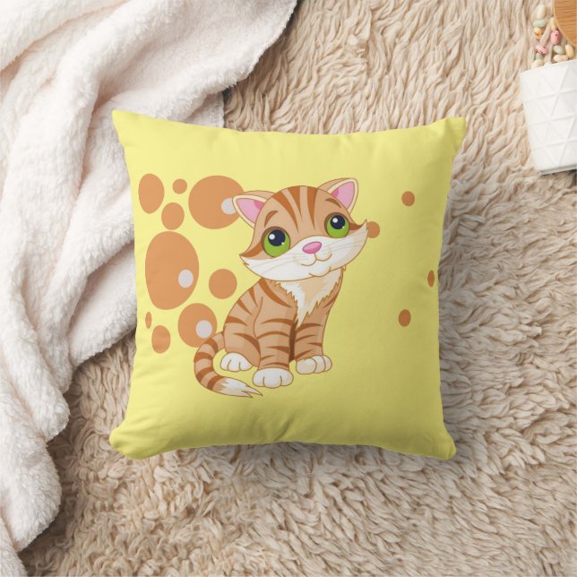 "Funny Cat Design" Sierkussen (Deken)