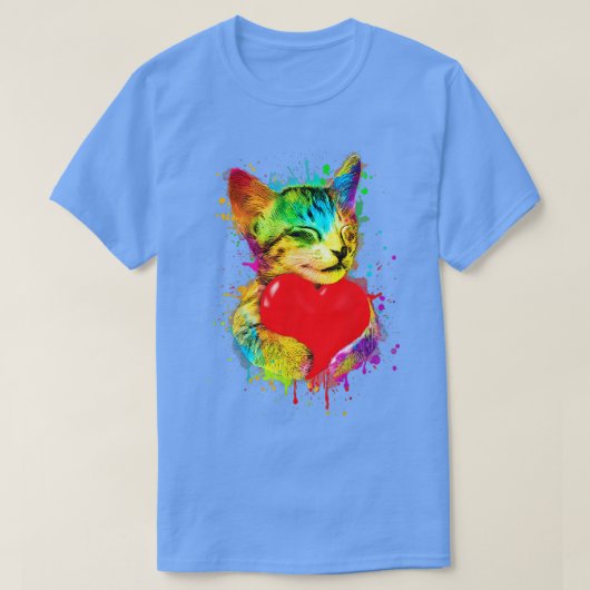 Funny cat design t-shirt (Design voorkant)