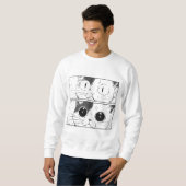Funny Cat Design Trui (Voorkant volledig)