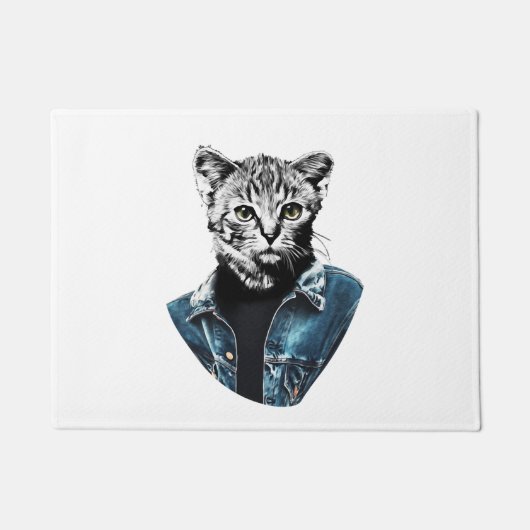 Funny Cat      Deurmat (Voorkant)