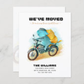 Funny Cat Dog Riding Motorcycle budget Motorcycle  (Voorkant / Achterkant)