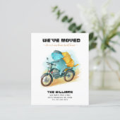 Funny Cat Dog Riding Motorcycle budget Motorcycle  (Staand voorkant)