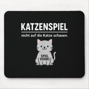 Funny Cat Don't Look Game Over Dierenvriend Mama P Muismat
