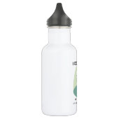 Funny Cat Drawing with Quotes Water Bottle Waterfles (Links)