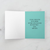 Funny Cat Easter Kaart (Binnen)