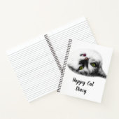 Funny Cat elegant Notitieboek (Binnen)