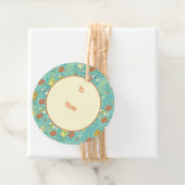 Funny Cat en Fish Bedankjes Labels (In situ)