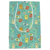 Funny Cat en Fish Medium Cadeauzakje (Voorkant)