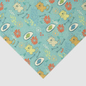 Funny Cat en Fish Tissuepapier (Detail)