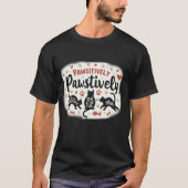 Funny Cat Evolution Silhouette Progression T-shirt (Voorkant)