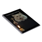Funny Cat Exorcist Notebook - Catnip Compels You Notitieboek (Rechterzijde)