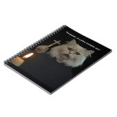 Funny Cat Exorcist Notebook - Catnip Compels You Notitieboek (Linkerzijde)
