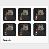 Funny Cat Exorcist Sticker - Catnip Compels You (Vel)