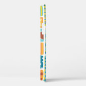 Funny cat fabric patchwork wallpaper, abstract naa Case-Mate iPhone case (Achterkant / Rechts)
