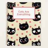 Funny Cat Faces Planner (Voorkant)