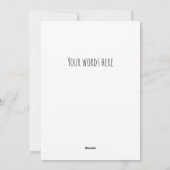 Funny cat felines pun illustration Valentijn Day Feestdagenkaart (Achterkant)