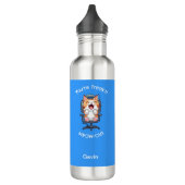 Funny Cat Freak'n Meow Out Waterfles (Links)