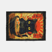 Funny Cat Gamer Men Anime Kawaii Gaming Headset Ca Fleece Deken (Voorkant (Horizontaal))