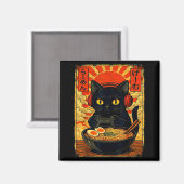 Funny Cat Gamer Men Anime Kawaii Gaming Headset Ca Magneet (Voorkant / Achterkant)